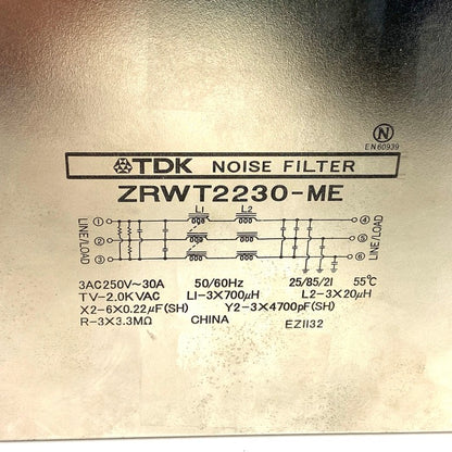 TDK　三相用AC電源ラインEMCフィルタ　ZRWT2230-ME
