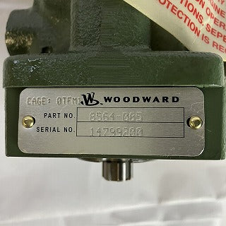 WOODWARD　PSGガバナー　8564-085　取扱説明書付