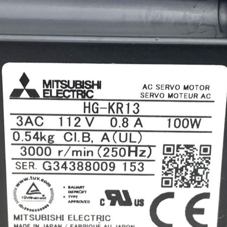 三菱電機　 回転型サーボモータ　HG-KR13