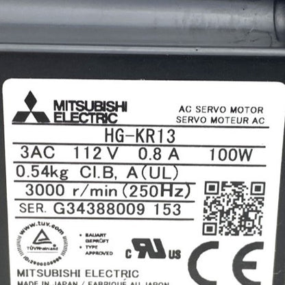 三菱電機　 回転型サーボモータ　HG-KR13