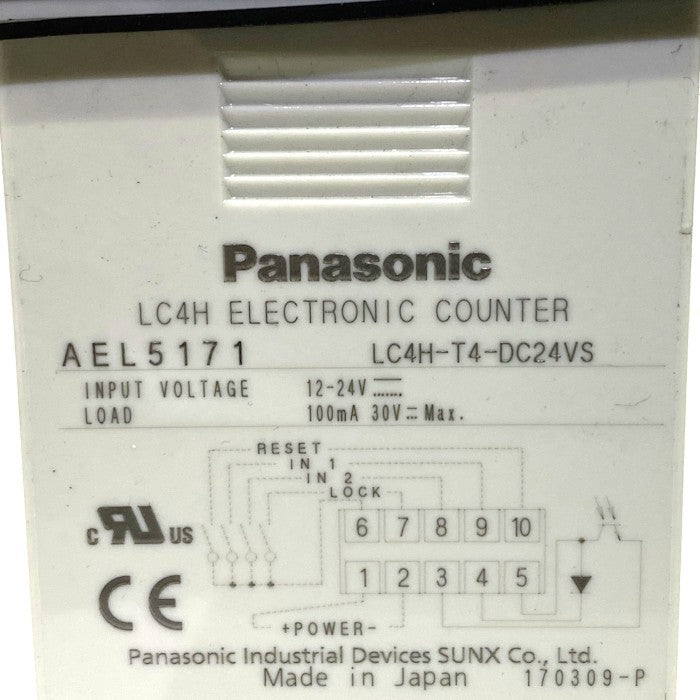 Panasonic　電子カウンタ　AEL5171 LC4H-T4-DC24VS