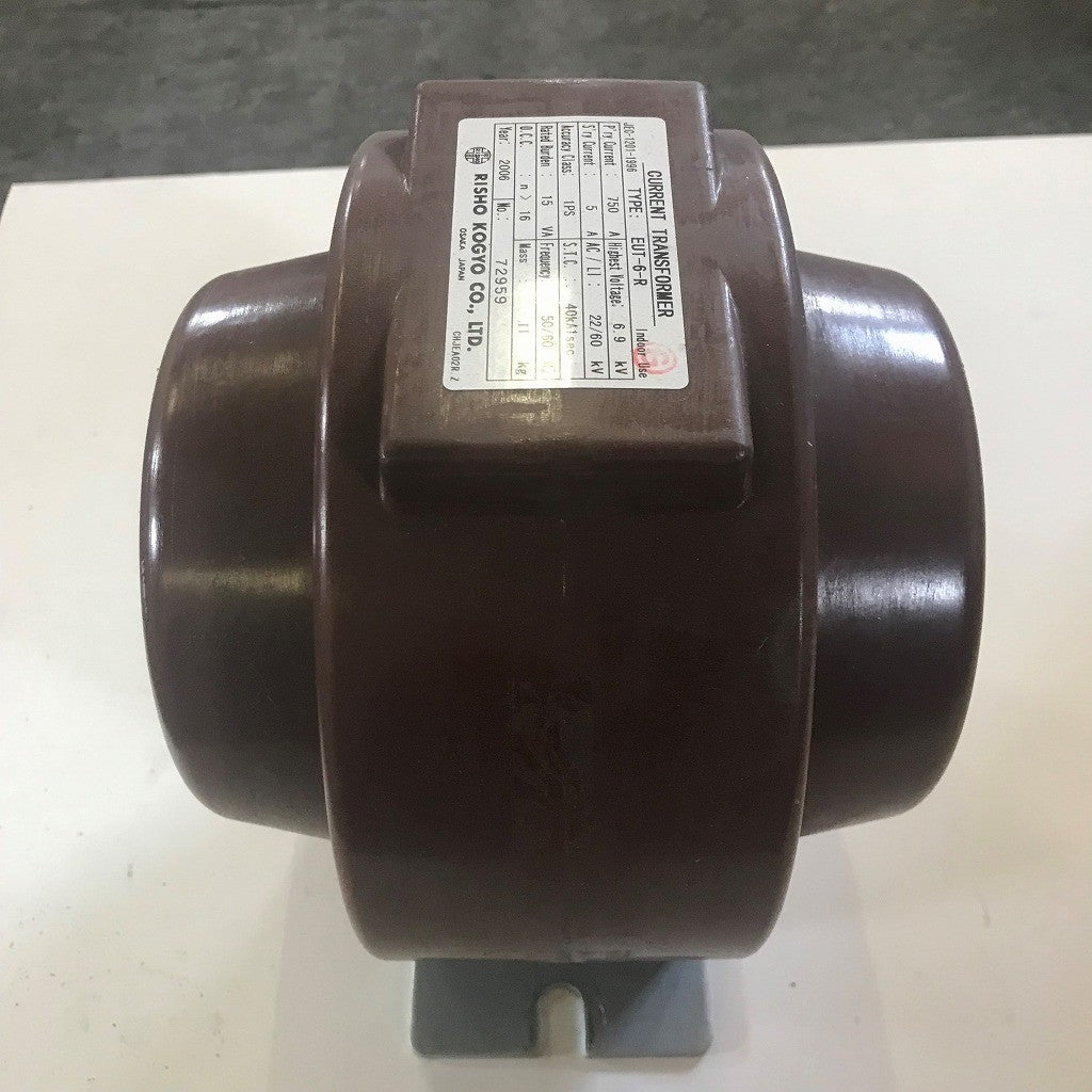 利昌工業　変流器　EUT-6-R　750/5A
