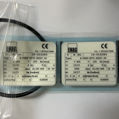 EMAG　サーボモーター　B-FSDP-0570.06267.00
