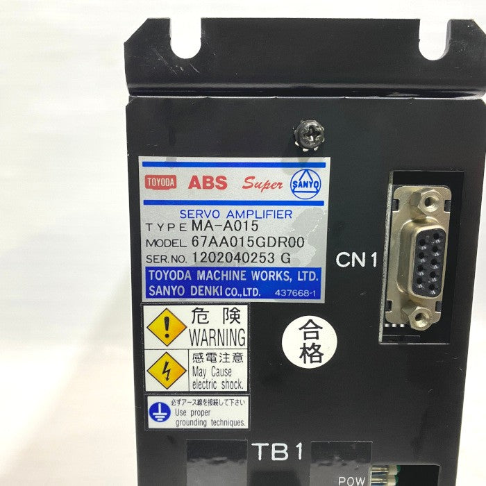 TOYODA　サーボアンプ（４、５、６軸）　MA-A015