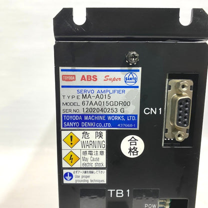 TOYODA　サーボアンプ（４、５、６軸）　MA-A015