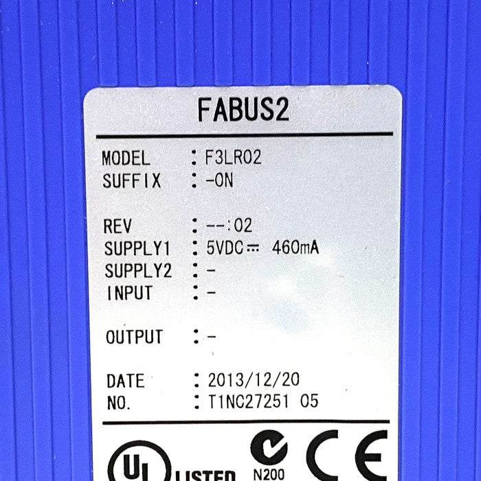 横河電機　光FAバス2モジュール　F3LR02-0N