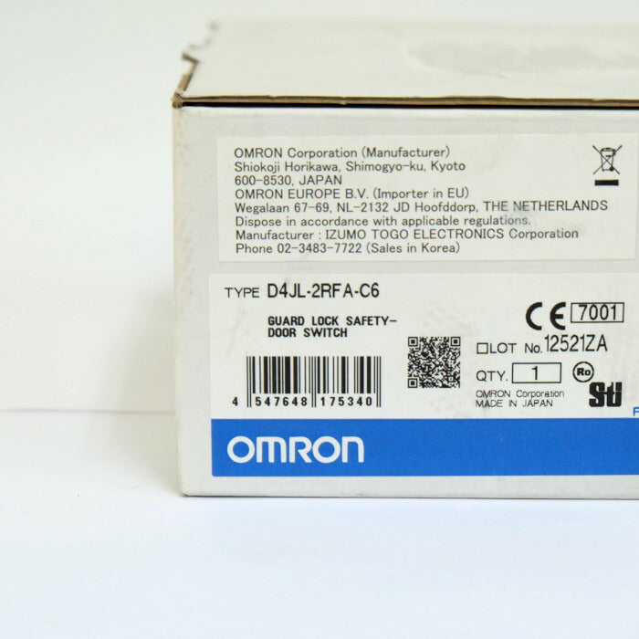 omron　電磁ロック・セーフティドアスイッチ　D4JL-2RFA-C6