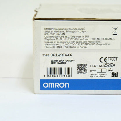omron　電磁ロック・セーフティドアスイッチ　D4JL-2RFA-C6