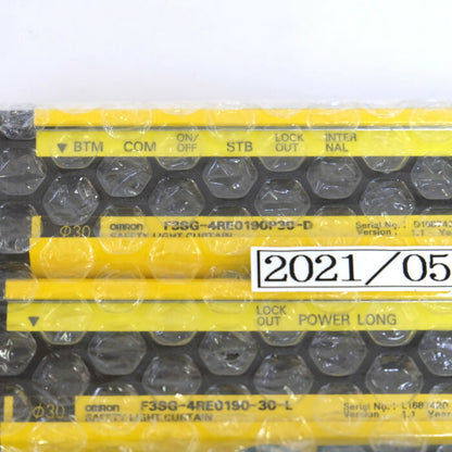 オムロン　セーフティライトカーテンF3SG-Rシリーズ 　F3SG-4RE0190P30-D（受光器）/F3SG-4RE0190-30-L（投光器）1セット
