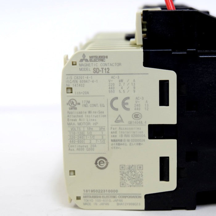 三菱電機　電磁接触器　SD-2XT12　DC24V