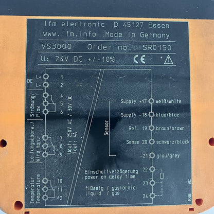 ifmエフェクター　SF型液体センサー　SR0150（VS3000)