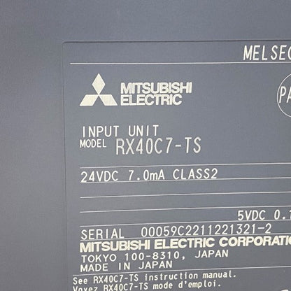三菱電機　入力ユニット　RX40C7-TS