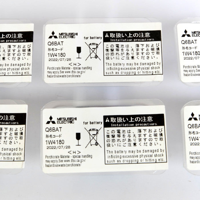 三菱電機　交換用バッテリー　6個入り　Q6BAT