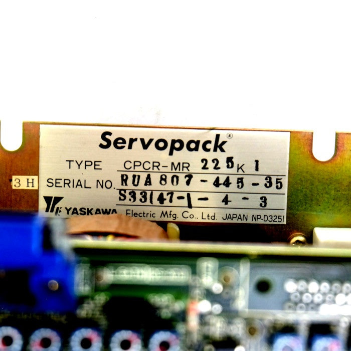 安川電機　サーボアンプ　リビルト品　CPCR-MR225K1