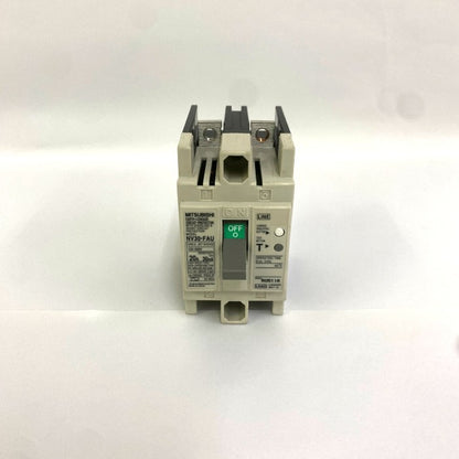三菱電機　制御盤用遮断器　FAUシリーズ（漏電遮断器）　NV30-FAU　2P 　20A