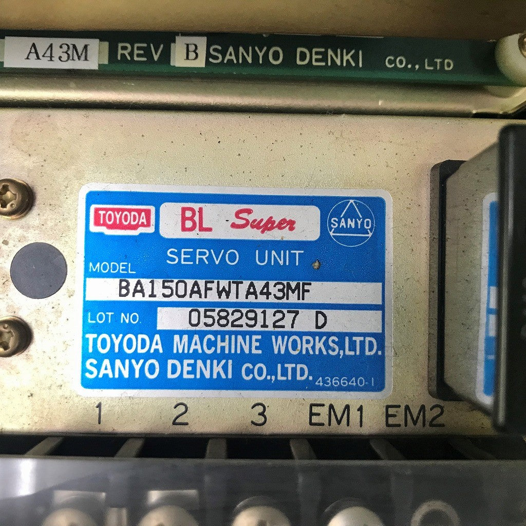 豊田工機　山洋電機　サーボユニット　BA150AFWTA43MF