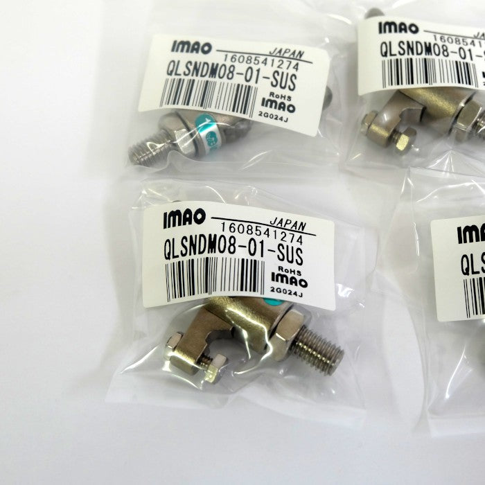 IMAO　スナップクランプ（ダウンミニタイプ） 10個入　QLSNDM08-01-SUS