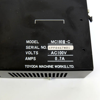 ジェイテクト　コントローラー　MC180III-C(MC180用)
