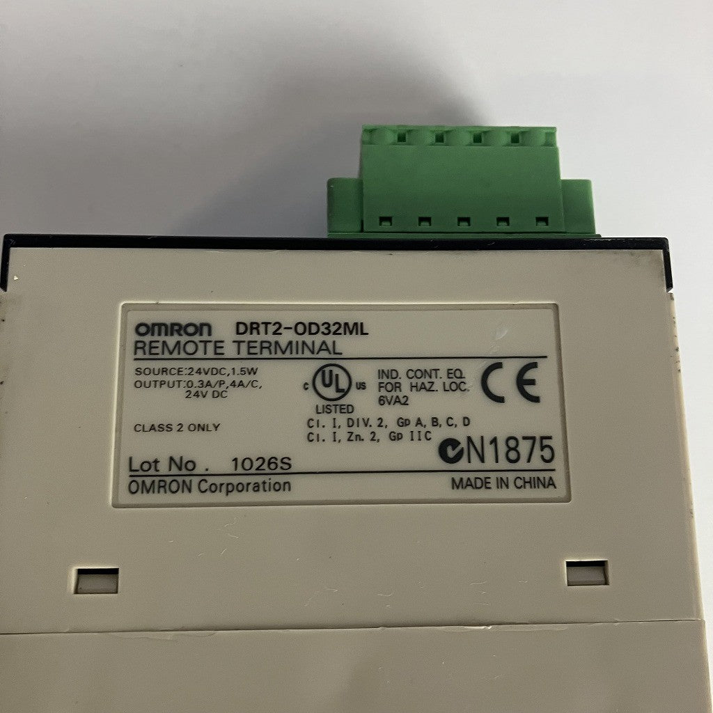 OMRON　リモートI/Oユニット　DRT2-0D32ML