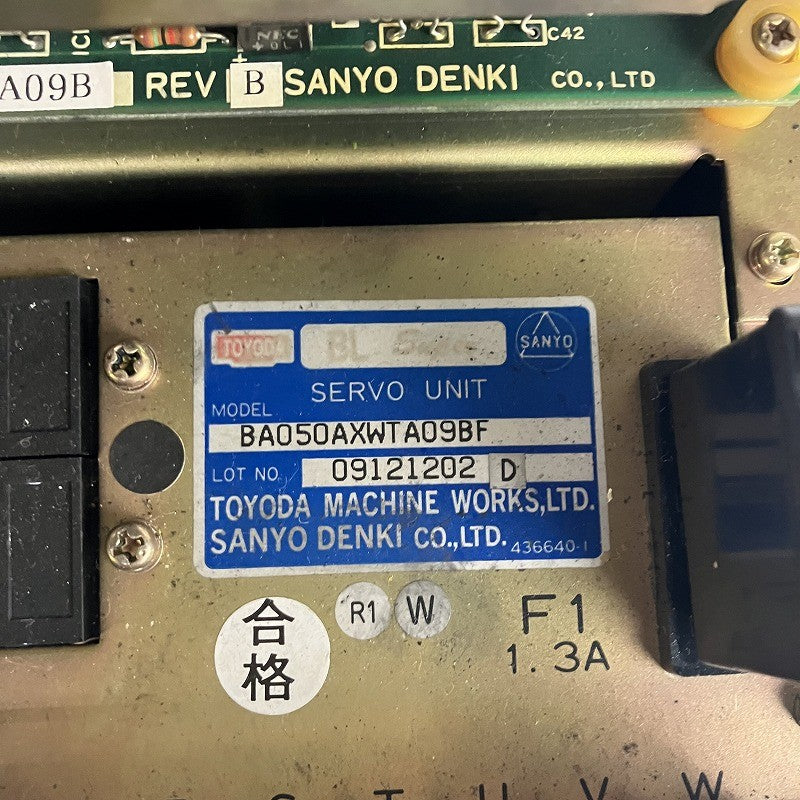 JTEKT　山洋電機　サーボアンプ　BA050AXWTA09BF