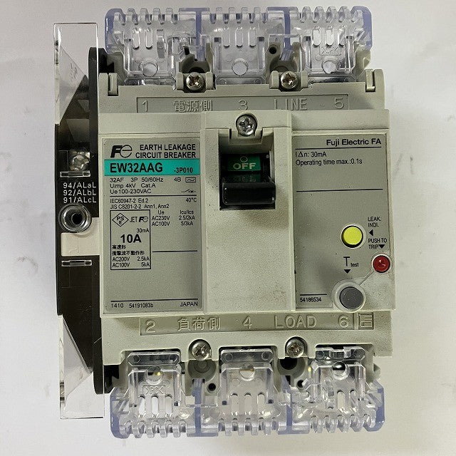 富士電機　ブレーカー　EW32AAG　3P　10A