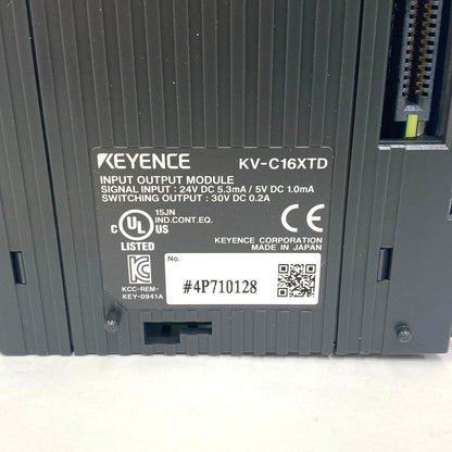 キーエンス　PLCシステム  MOSFET 　KV-C16XTD