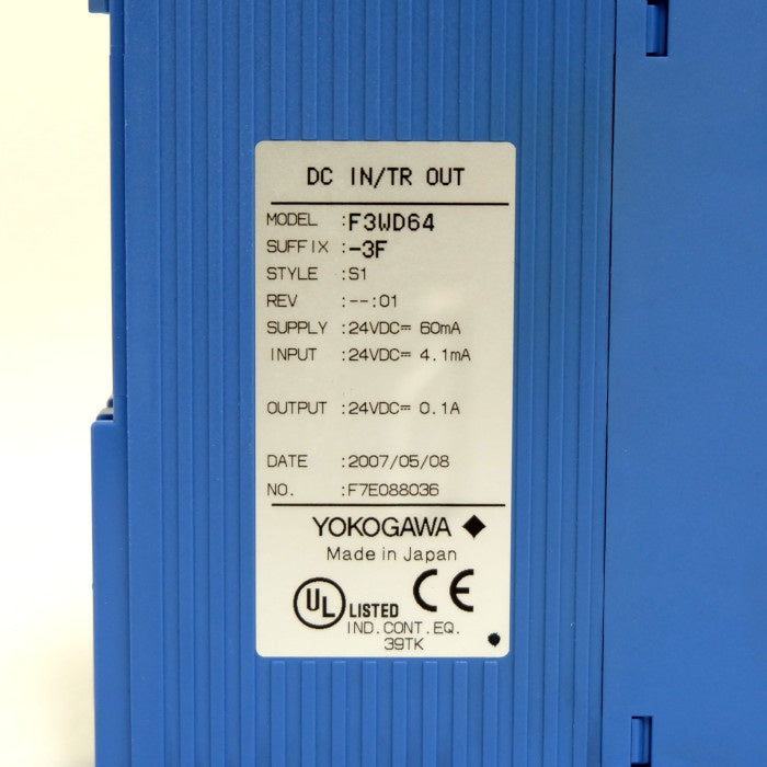 横河電機　入出力モジュール　F3WD64-3F