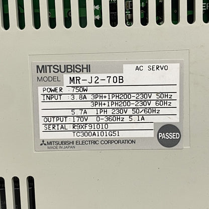 三菱電機　サーボアンプ　MR-J2-70B