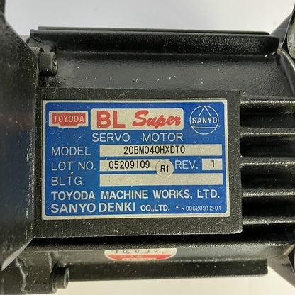 JTEKT　山洋電機　サーボモータ　20BM040HXDT0
