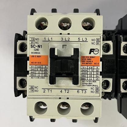 富士電機　電磁接触器　SC-N1　コイル電圧100V　3個セット