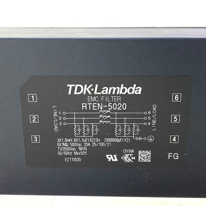 TDK　電源ライン用EMCフィルタ　RTEN-5020