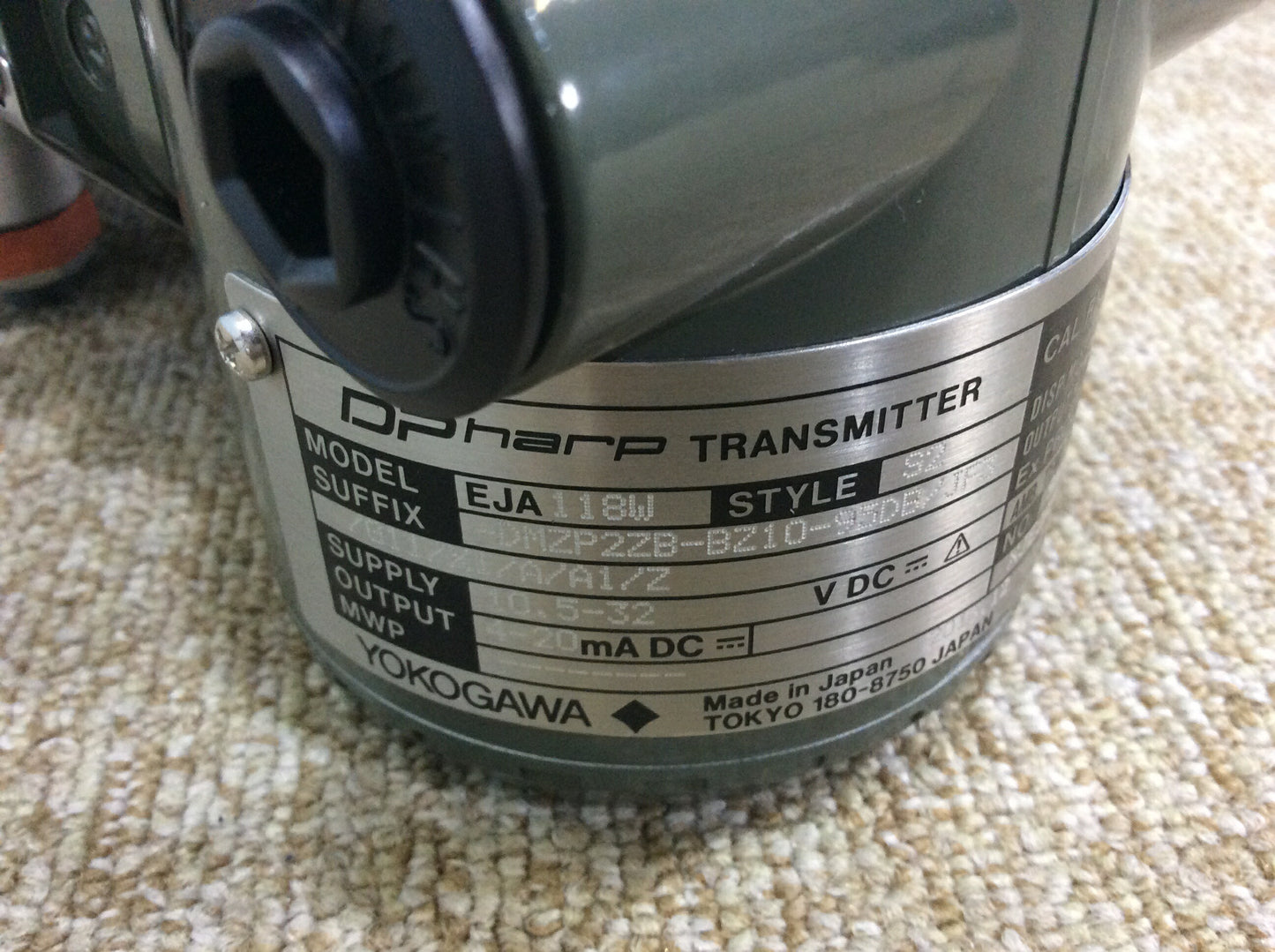 横河電機　差圧伝送器　EJA118W-DMZP2ZB-BZ10-95DB/JF3/G11/X1/A/A1/Z