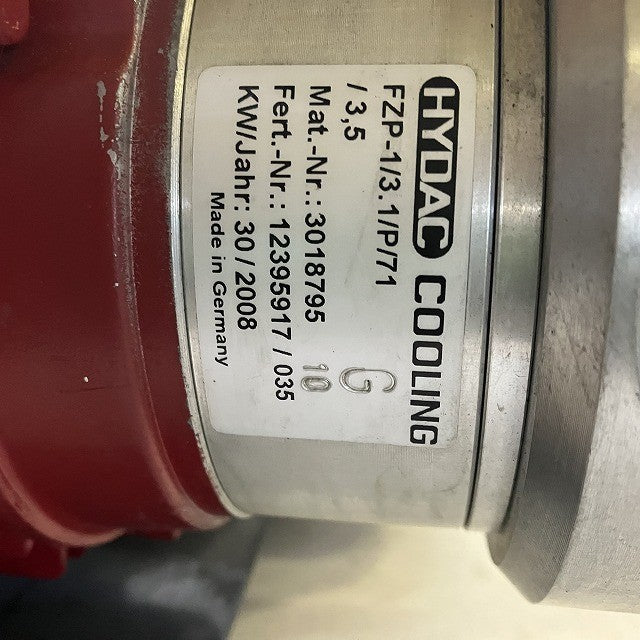 HYDAC　クーラー　FZP-1/3.1/P/71/3.5