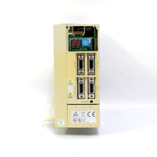 三菱電機　ACサーボアンプ　MR-J2-100B　カバー欠損