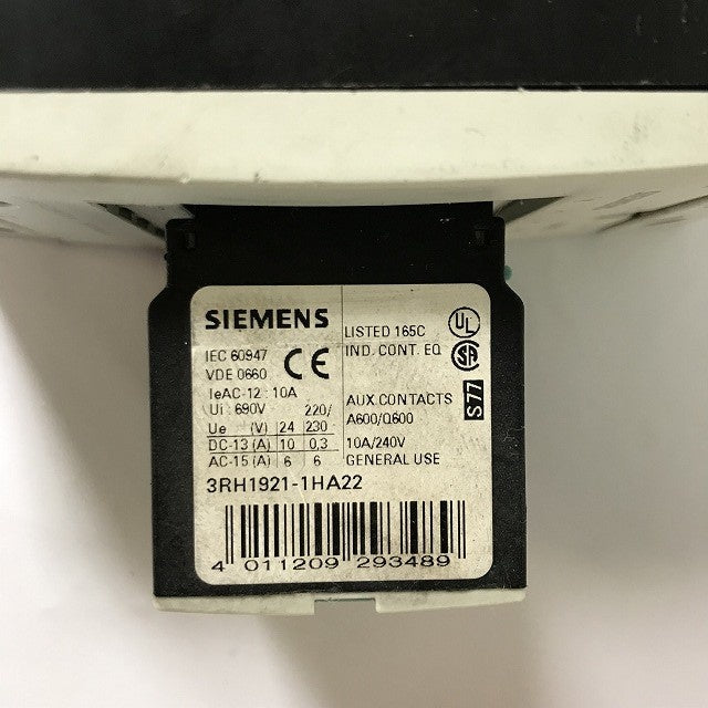 SIEMENS　電磁接触器　3RT1046-1BB44（SO　AC3　DC24　2NO＋2NC）