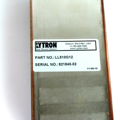 LYTRON　プレート熱交換器　LL510G12