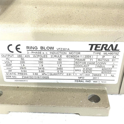 TERAL　リングブロア　MLH9075Z VFZ301A