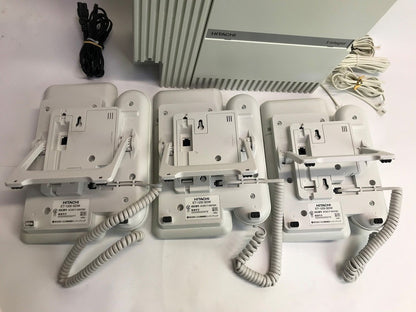 日立　ビジネスホン　S-Intgral　主装置 ET-SiS-MEと電話機 ET-12Si-SDW３台