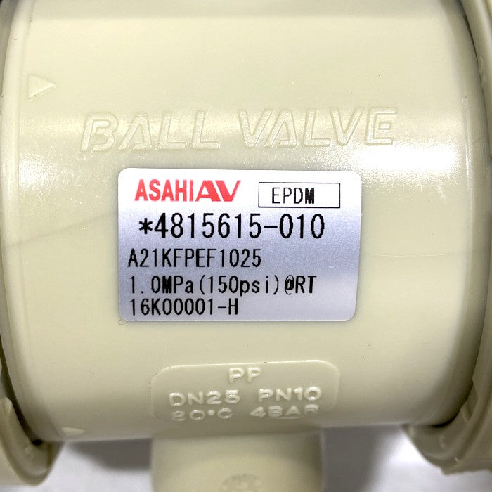 ASAHI AV　ボールバルブ21型α　A21KFPEF1025 TA2A-0402D-00 4N3S102K-W5-G31193