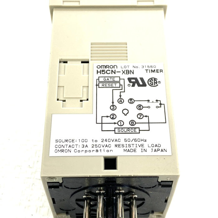 オムロン　クォーツタイマー　H5CN-XBN