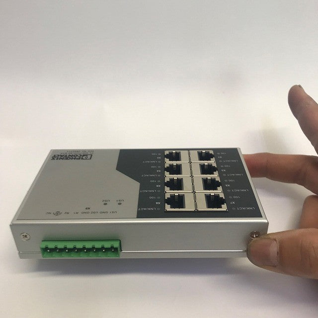 PHENIX　CONTACT RJ45接続HUB　ハブ　FL SWITCH SF 8TX　2832771