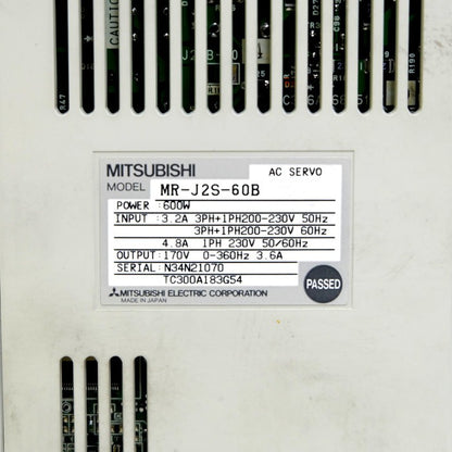 三菱電機　ACサーボアンプ　MR-J2S-60B