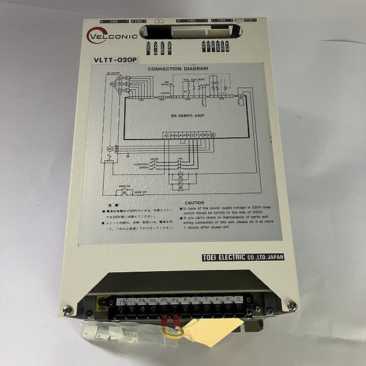 東栄電機　サーボアンプ　VLTT-020P　取扱説明書付
