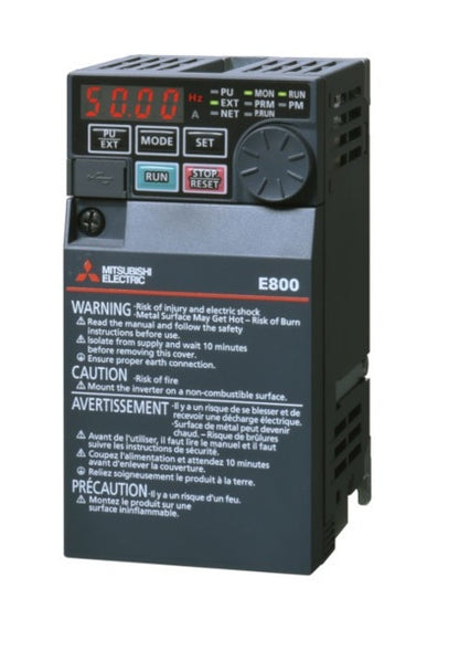 三菱電機　インバーター　FR-E820-0.2K-1