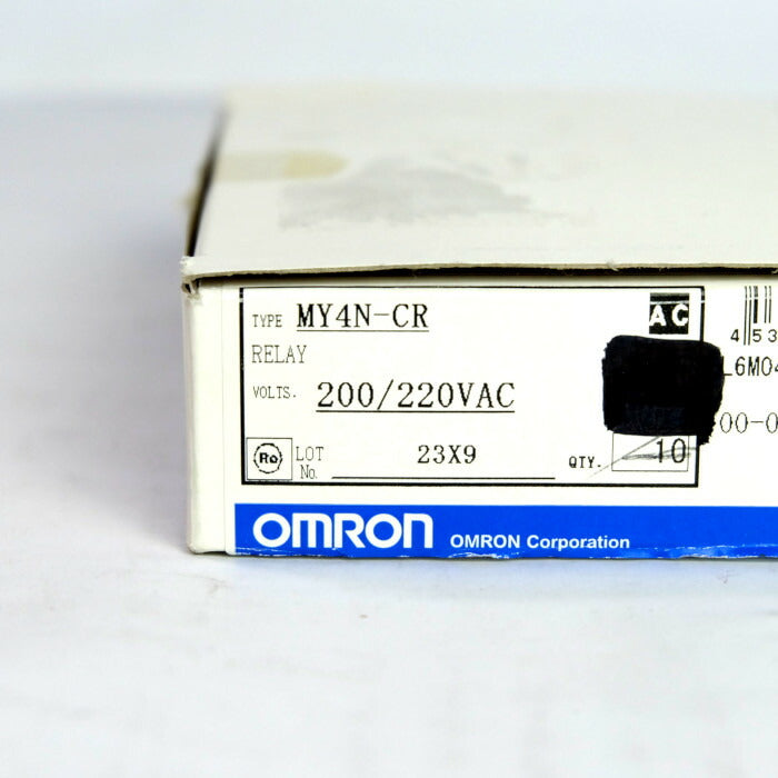 Omron　ミニパワーリレー　10個入　MY4N-CR-AC200V