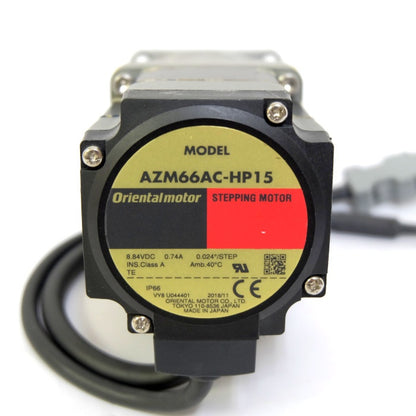オリエンタルモータ　ステッピングモーター アブソリュートセンサ搭載 AZシリーズ　AZM66AC-HP15 HPG-14A15J6OM1AB9-0107985-003
