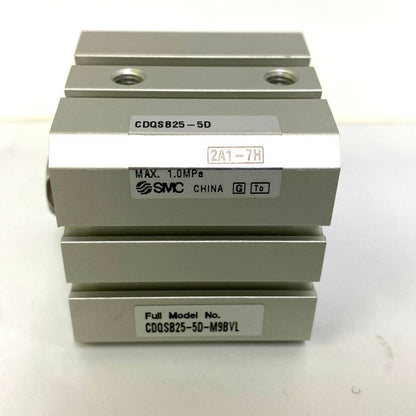 SMC　コンパクトエアシリンダ　CDQSB25-5D-M9BVL