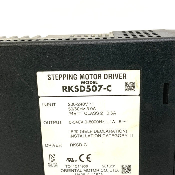 オリエンタルモータ ステッピングモーター用ドライバ RKSD507-C