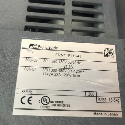 富士電機　インバータ　FRN11F1H-4J　400V　11KW