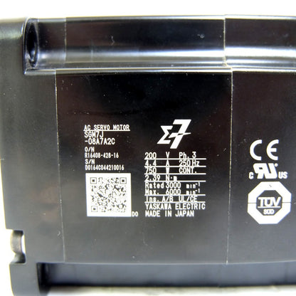 安川電機　Σ7 ﾓｰﾀ 750W ABS BR付　SGM7J-08A7A2C